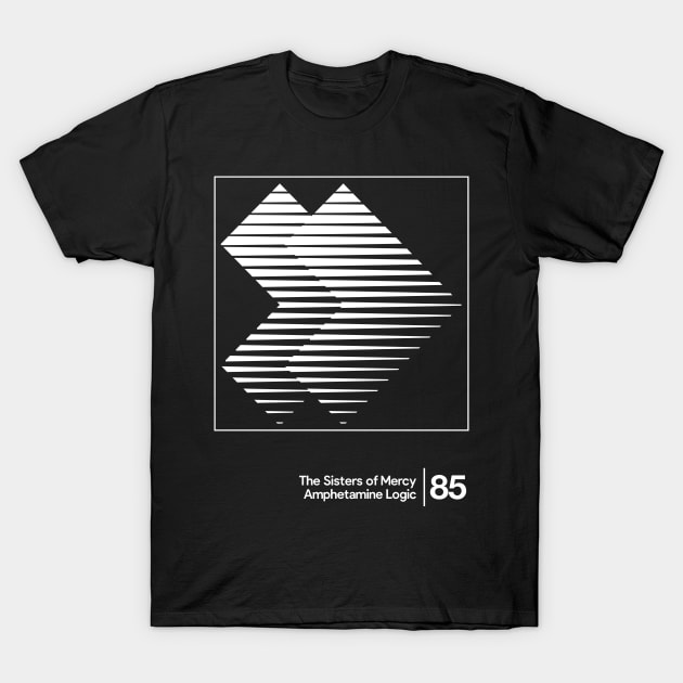 The Sisters Of Mercy / Minimalist Style Graphic Artwork Design T-Shirt by saudade